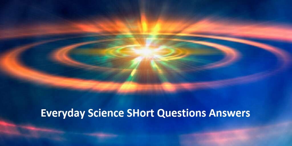 everyday science short questions