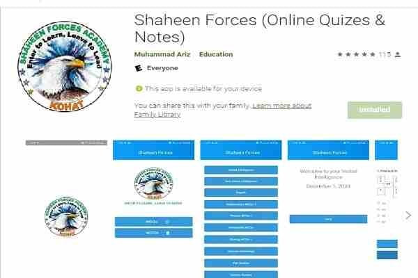 Shaheen Forces App