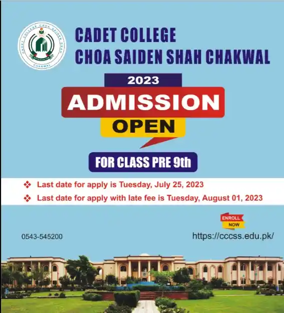 cadet college choa saiden shah