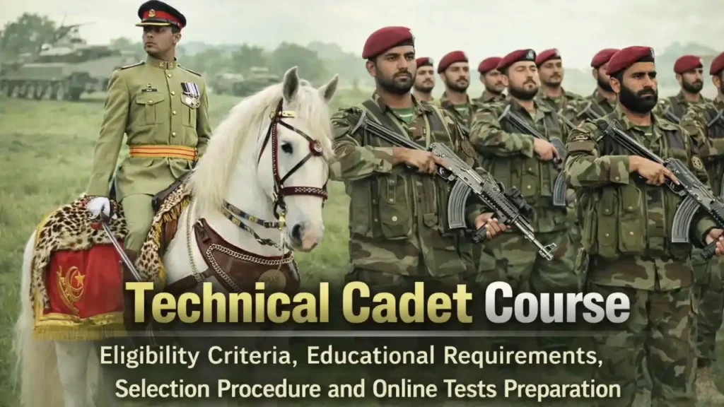 Technical Cadet Course (TCC) Test Preparation | Eligibility | Online Registration Join Pak Army through Technical Cadet Course