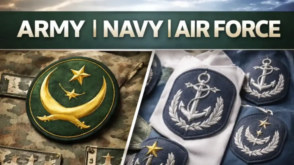 Insignia in Pak Army Pak Navy and PAF insignia of army navy paf