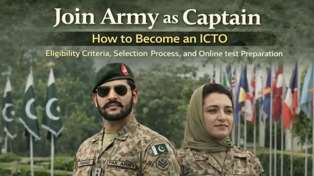Join ICTOs Jobs in Pak Army through DSSC : Apply Online ICTOs online registration in Pak Army