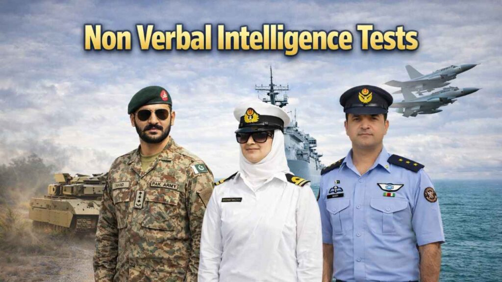 Non-Verbal Intelligence Test Practice — PMA, Navy & PAF Pattern MCQs 2026 Non Verbal intelligence tests questions