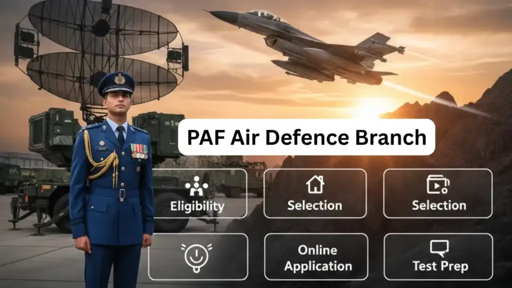 PAF Air Defence Branch: Eligibility | Selection Process | Join Pakistan Air Force PAF Air Defence Branch Selection online registration