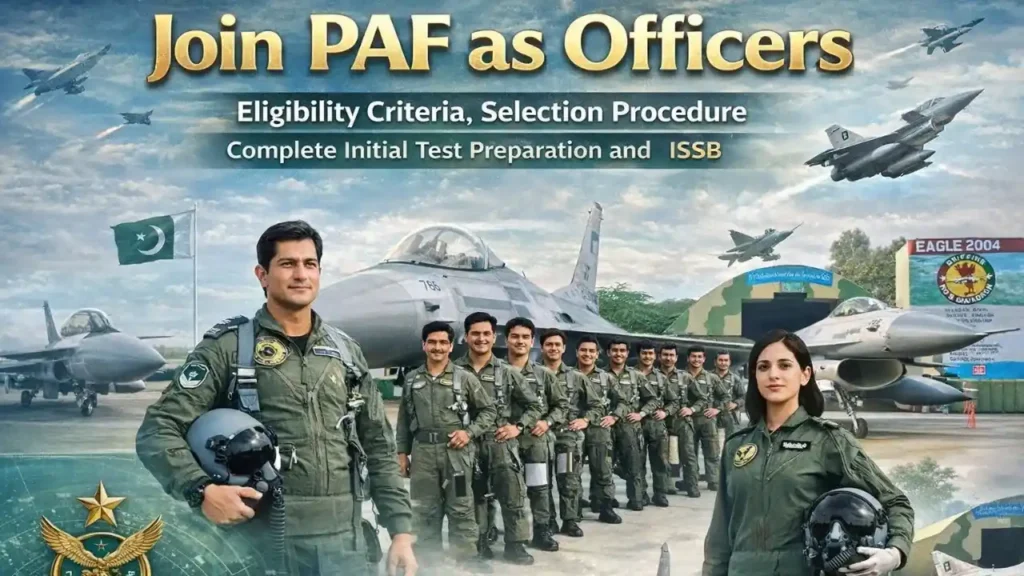 How to become PAF Officers? Complete Guidance to Join PAF PAF Officers jobs