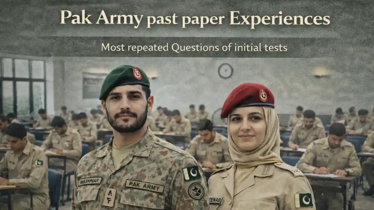 Past Papers of Army Initial Tests : Best Preparation 2026