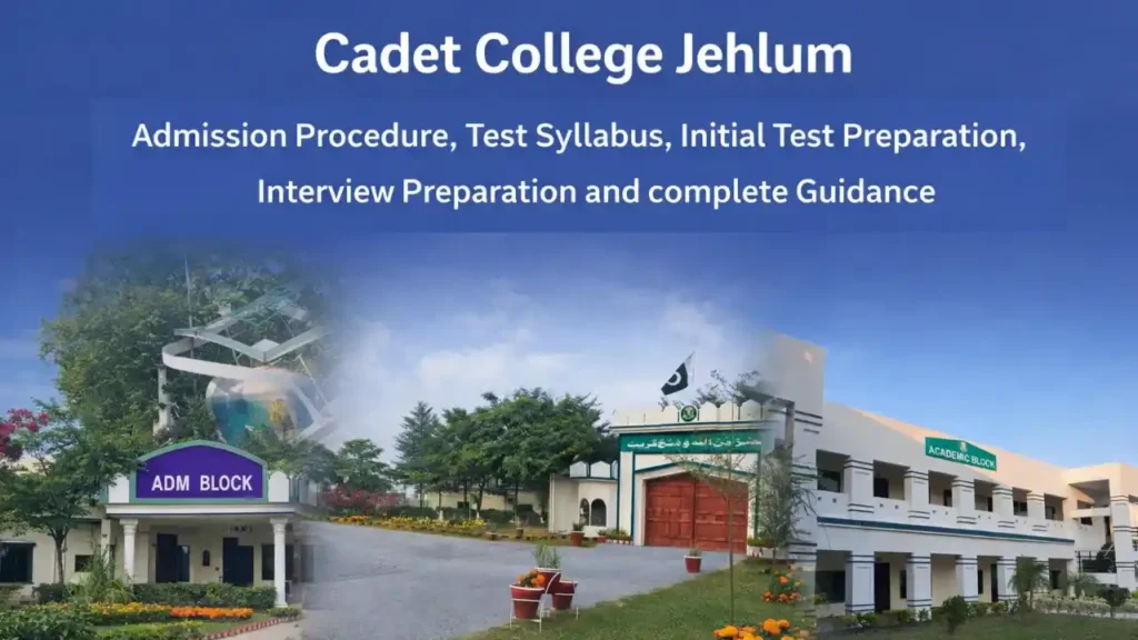 Jhelum Military College Admission 2027 military college, cadet college jehlum
